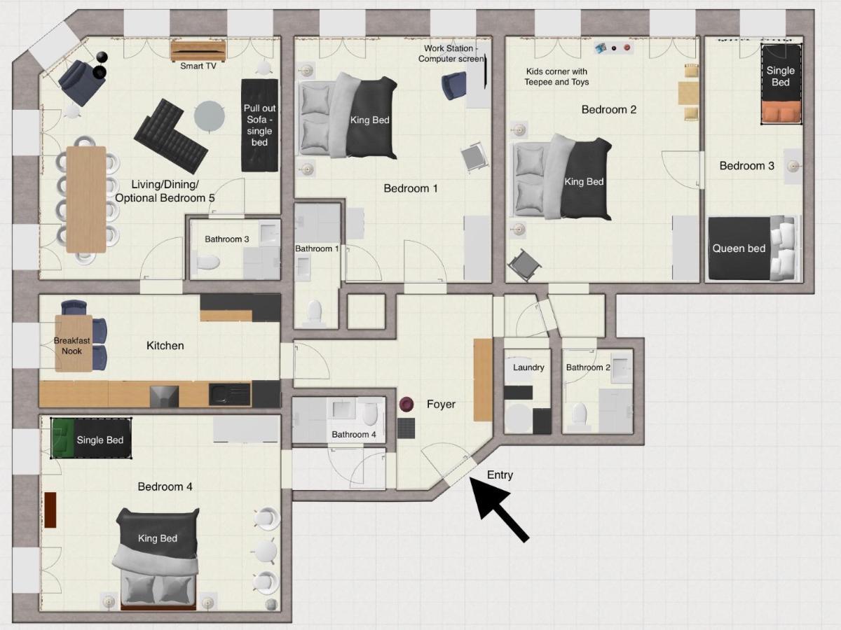 Big Apartment Виена Екстериор снимка